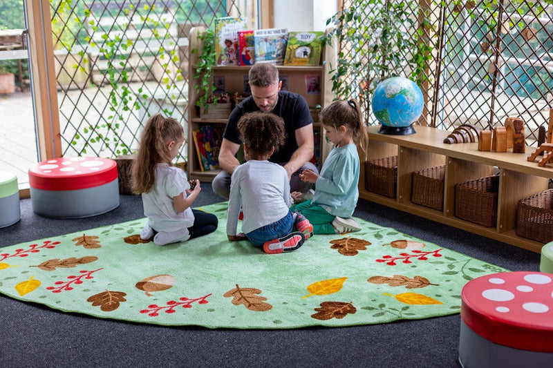 Forest Friends™ Corner Placement 2x2m Carpet, Learning SPACE