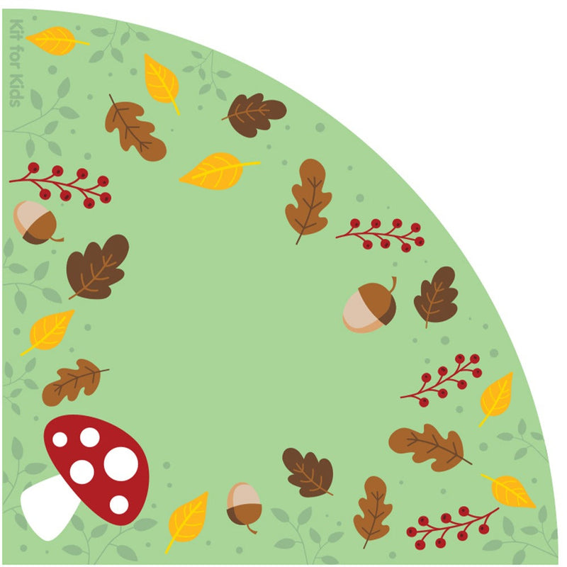 Forest Friends™ Corner Placement 2x2m Carpet, Learning SPACE