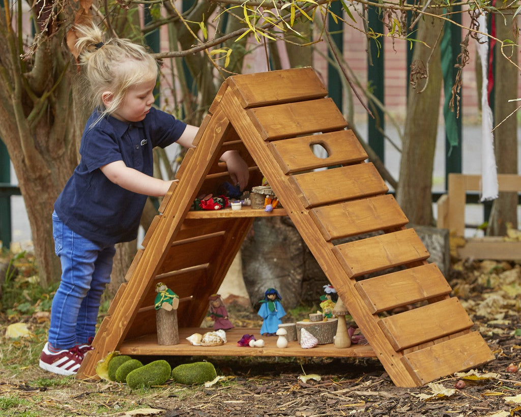 Forest Garden World Peephole House-Bug Hotels,Cosy Direct,Cosy Outdoor,Forest School & Outdoor Garden Equipment,Imaginative Play,Natural,Outdoor Play,Small Foot Wooden Toys,Small World-Learning SPACE