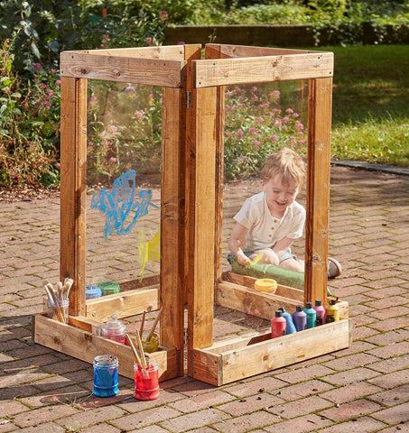 Four Panel Art Easel-Art Materials,Arts & Crafts,Cosy Direct,Cosy Outdoor,Early Arts & Crafts,Playground Wall Art & Signs,Primary Arts & Crafts-Learning SPACE