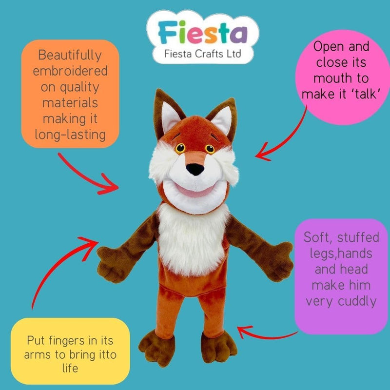 Fox Moving Mouth Puppet, Learning SPACE