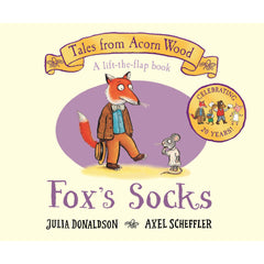 Fox’s Socks Lift-the-Flap Book - Julia Donaldson-Baby Books & Posters,Early Reading Books,Gifts For 1 Year Olds,Tactile Toys & Books-Learning SPACE