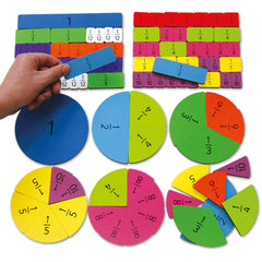 Fraction Magnets-Baby Maths,Early Years Maths,Fractions Decimals & Percentages,Magnetic,Maths,Maths Toys,Primary Maths,SmartKids-Learning SPACE