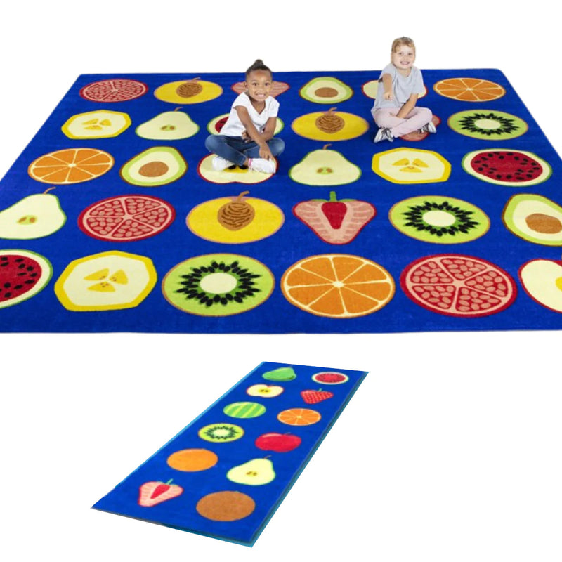 Fruit 3m Placement Carpet with free of charge mystery Health & Wellbeing Runner, Learning SPACE
