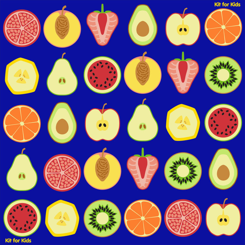 Fruit 3m Placement Carpet with free of charge mystery Health & Wellbeing Runner, Learning SPACE