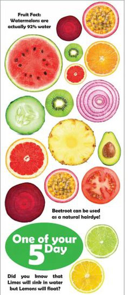 Fruit Slices Sticker Set, Learning SPACE