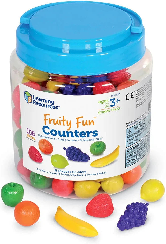 Fruity Fun™ Counters (Set of 108), Learning SPACE