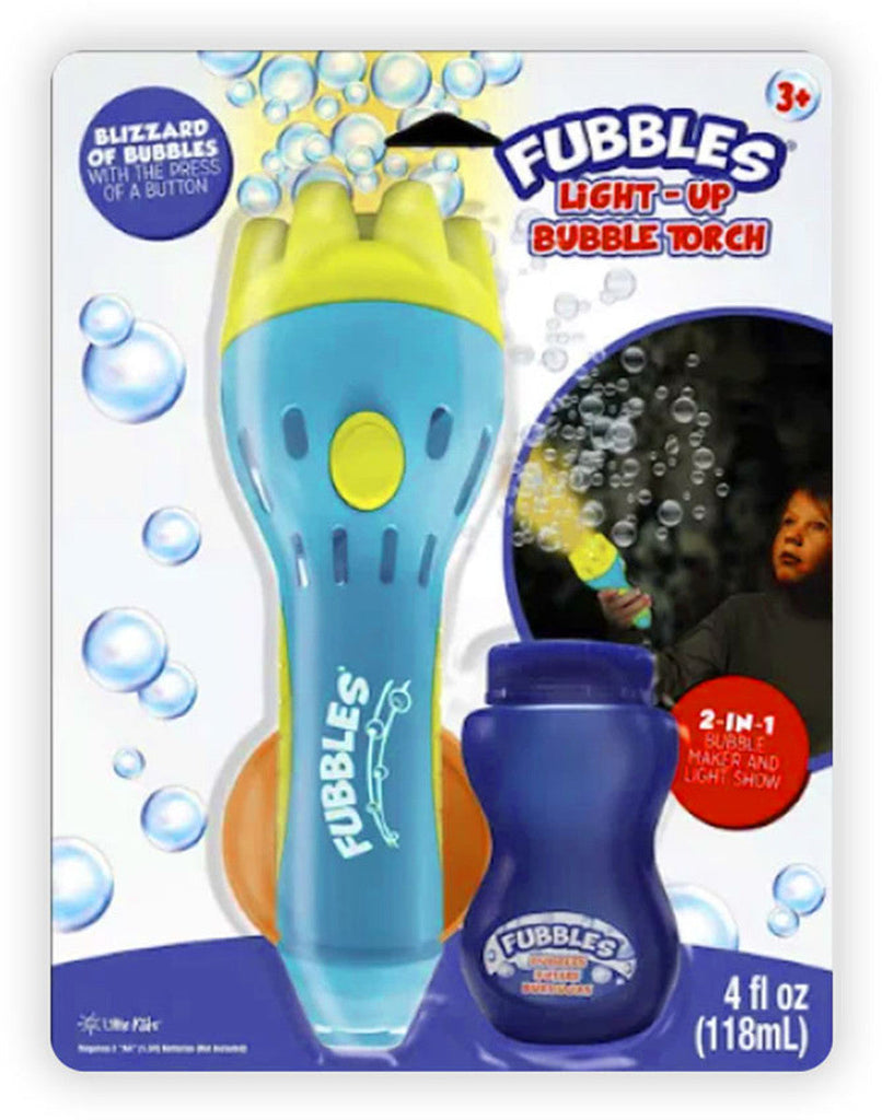 Fubbles Light-Up Bubble Torch-AllSensory, Bubbles, Fubbles Bubbles, Hot Wheels, Sensory Light Up Toys, Sensory Processing Disorder, Visual Sensory Toys-208411-Learning SPACE