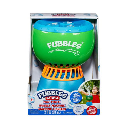 Fubbles No-Spill Fun-Finiti Bubble Machine-Bubbles, Fubbles Bubbles, Hot Wheels-Learning SPACE