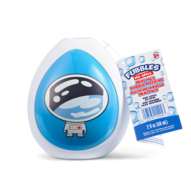 Fubbles No-Spill Mini Pals Bubble Machine, Learning SPACE
