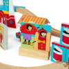 Fun Fair Train Set Wooden Railway, Learning SPACE