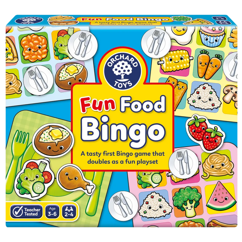 Fun Food Bingo Game, Learning SPACE