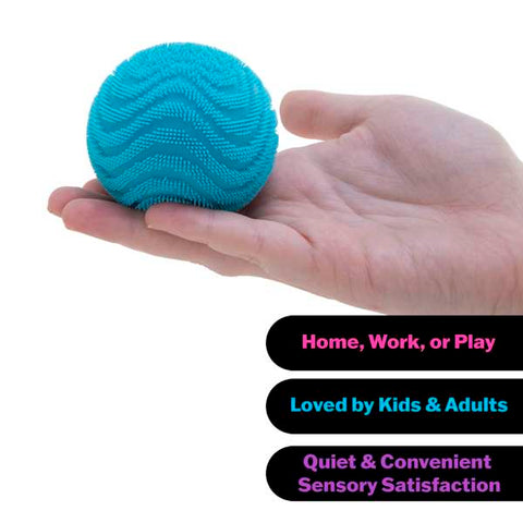 Fuzz Ball Wonder Waves Needoh Squishy Fidget-ADD/ADHD,Bigjigs Toys,Calming & Anxiety,Fidget,Needoh,SCOTEXCEL,Squishing Fidget,Stocking Stuffers,Stress Relief,Toys for Anxiety-Learning SPACE