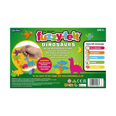 Fuzzy Felt Dinosaur Set, Learning SPACE