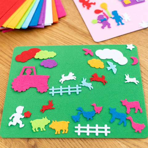 Fuzzy Felt Educational Bumper Set, Learning SPACE