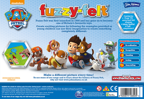 Fuzzy Felt PAW Patrol-Arts & Crafts,Craft Activities & Kits,Early Arts & Crafts,John Adams,Paw Patrol-Learning SPACE