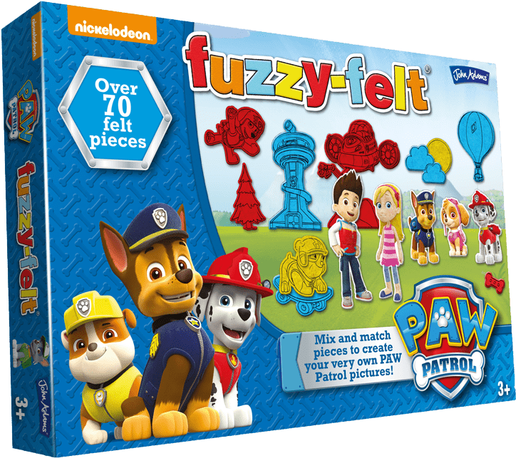 Fuzzy Felt PAW Patrol-Arts & Crafts,Craft Activities & Kits,Early Arts & Crafts,John Adams,Paw Patrol-Learning SPACE