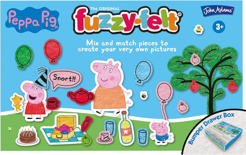 Fuzzy Felt Peppa Pig Drawer Set, Learning SPACE