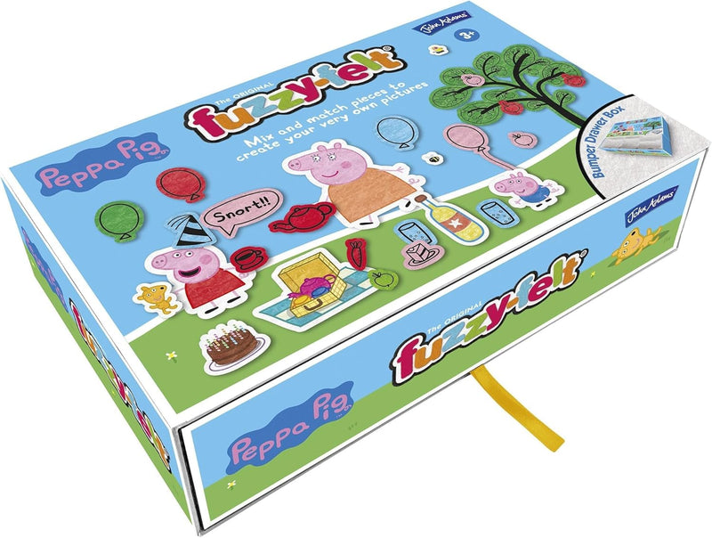 Fuzzy Felt Peppa Pig Drawer Set, Learning SPACE