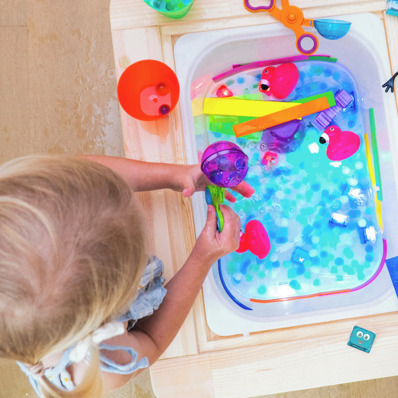 Glo Pals Light up Sensory Cubes - 4 Pack, Learning SPACE