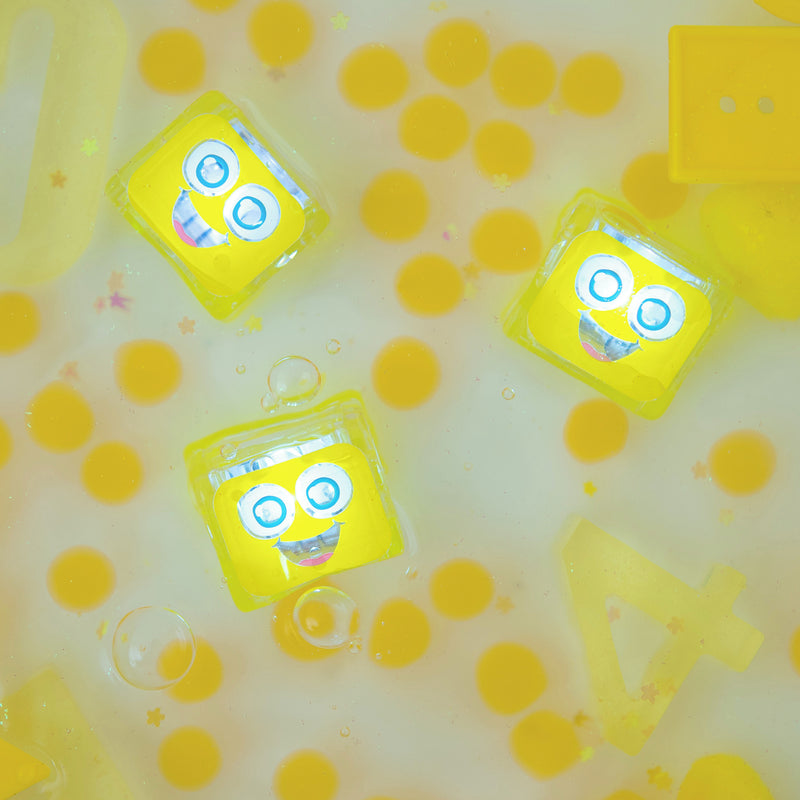 Glo Pals Light up Sensory Cubes - 4 Pack, Learning SPACE