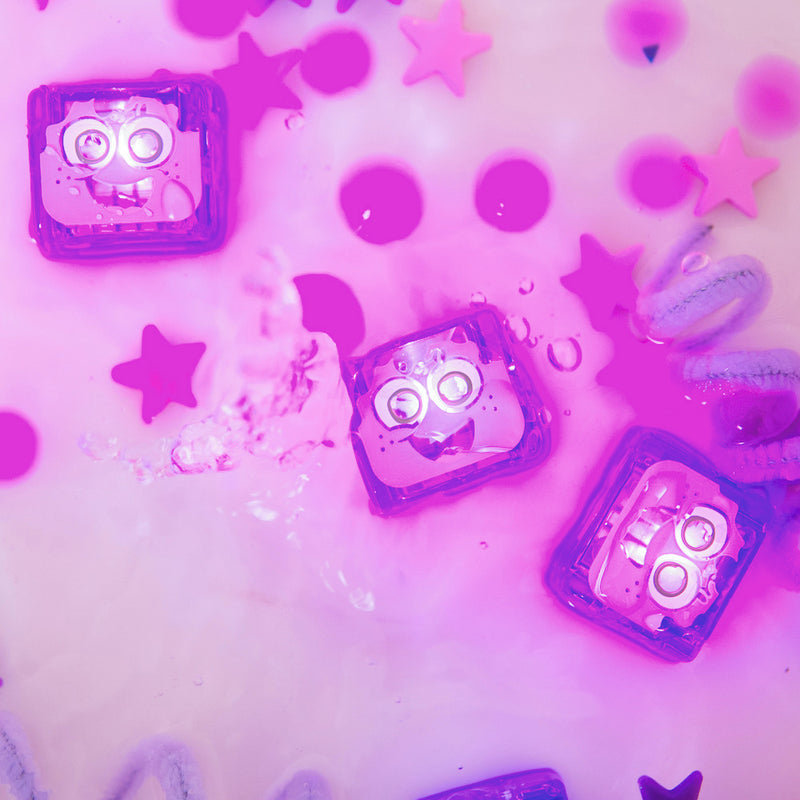 Glo Pals Light up Sensory Cubes - 4 Pack, Learning SPACE