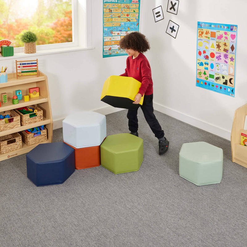 Hex Modular Seating - Foam Cushion Sets, Learning SPACE