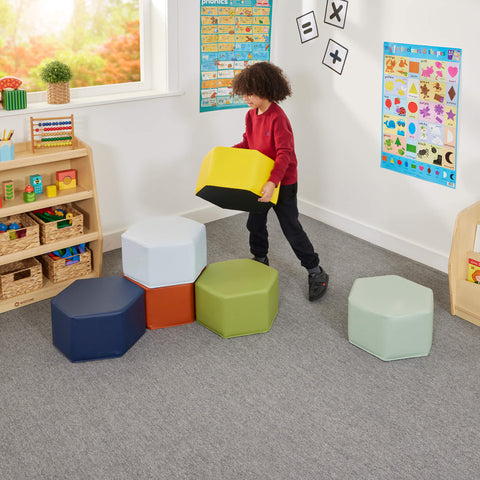 Hex Modular Seating - Foam Cushion Sets, Learning SPACE