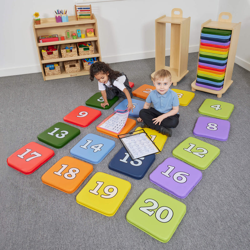 Rainbow Number Cushions, Learning SPACE