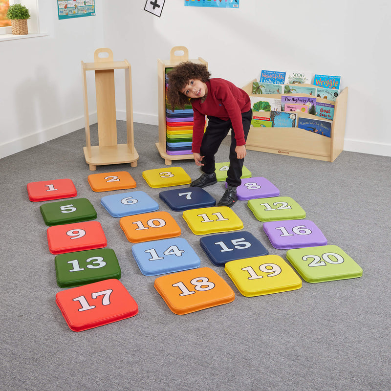 Rainbow Number Cushions, Learning SPACE