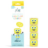 Glo Pals Light up Sensory Cubes - 4 Pack, Yellow Learning SPACE