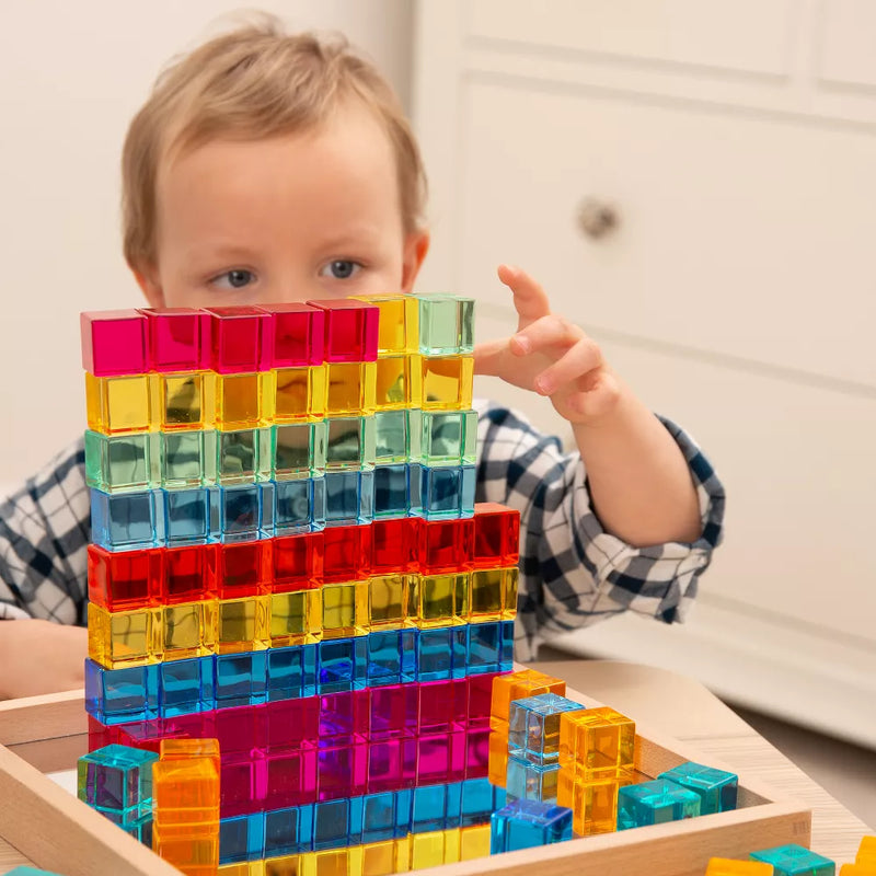 Gem Cube Mirror Tray, Learning SPACE