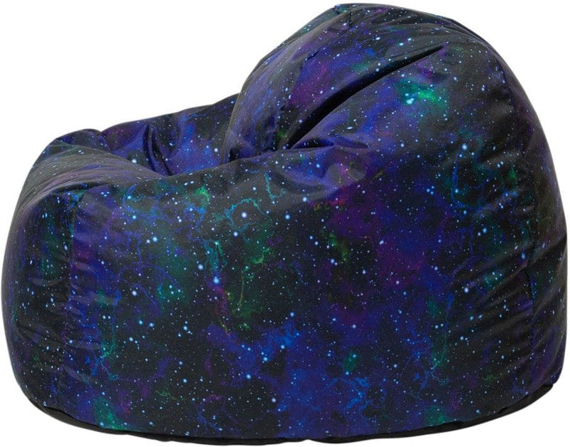 Galaxy Print UV Reactive Children's Bean Bag, Learning SPACE
