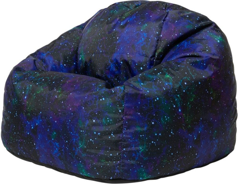 Galaxy Print UV Reactive Children's Bean Bag, Learning SPACE
