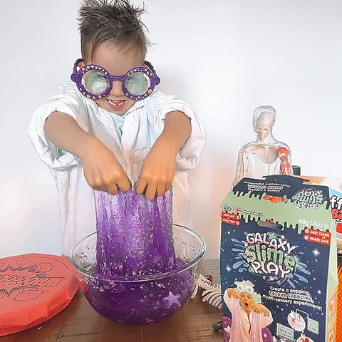 Galaxy Slime Play-Glow in the Dark, Messy Play, Slime, Stock, Zimpli Kids-Learning SPACE