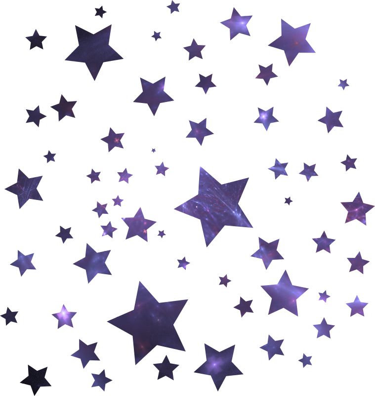 Galaxy Stars in space Wall Stickers (Pack of 56)-Decorative Stickers-Outer Space, Star & Galaxy Theme Sensory Room, Sticker, Wall & Ceiling Stickers, Wall Decor-60x63 cm-A18137-Learning SPACE