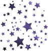Galaxy Stars in space Wall Stickers (Pack of 56)-Decorative Stickers-Dropship,Outer Space,Star & Galaxy Theme Sensory Room,Sticker,Wall & Ceiling Stickers,Wall Decor-Learning SPACE