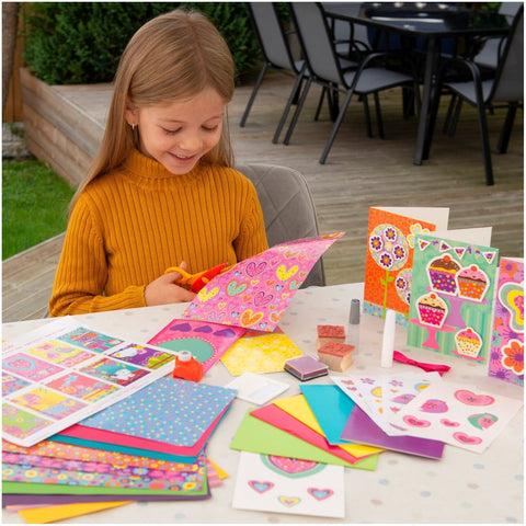 Galt Card Craft Kit – Personalised Card Making Set-Art Materials,Arts & Crafts,Craft Activities & Kits,Galt,Glitter,Messy Play,Paper & Card,Primary Literacy,Seasons,Spring,Stationery,Stock-Learning SPACE