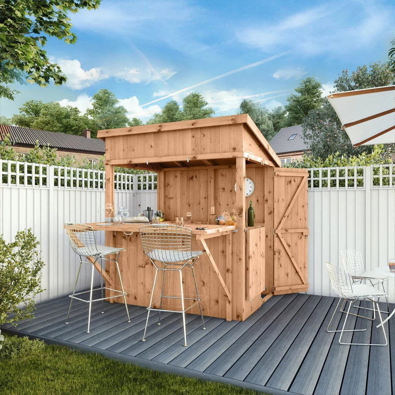 Garden Bar 6 x 4 With Shutters, Mainland UK Install Learning SPACE