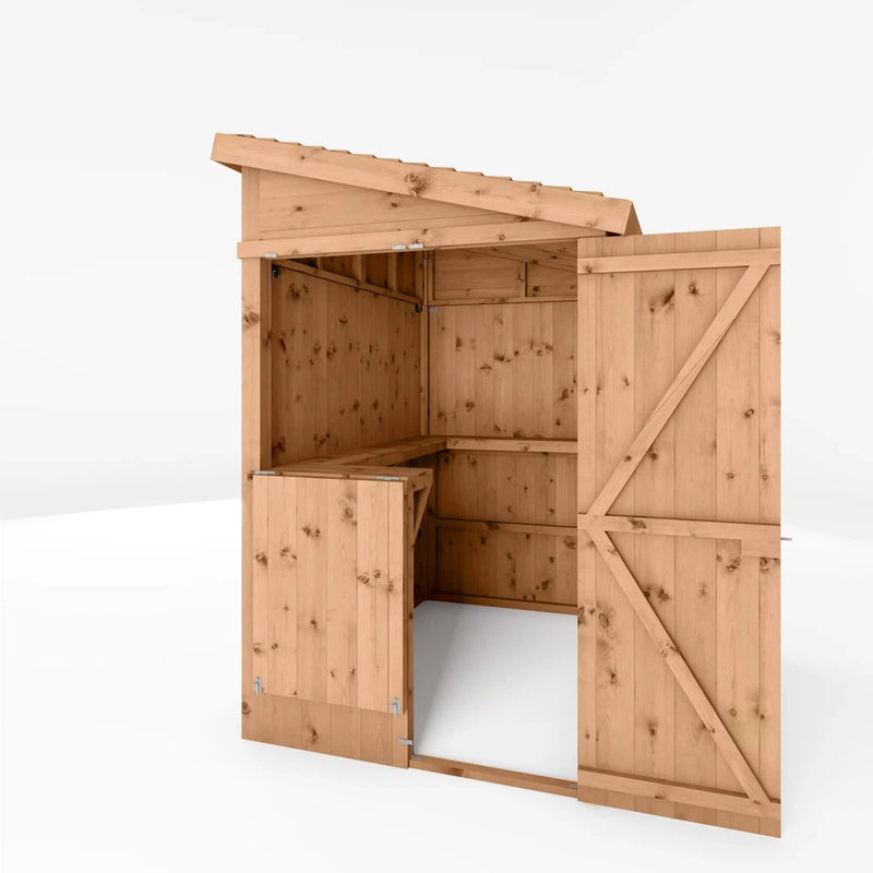Garden Bar 6 x 4 With Shutters, Learning SPACE