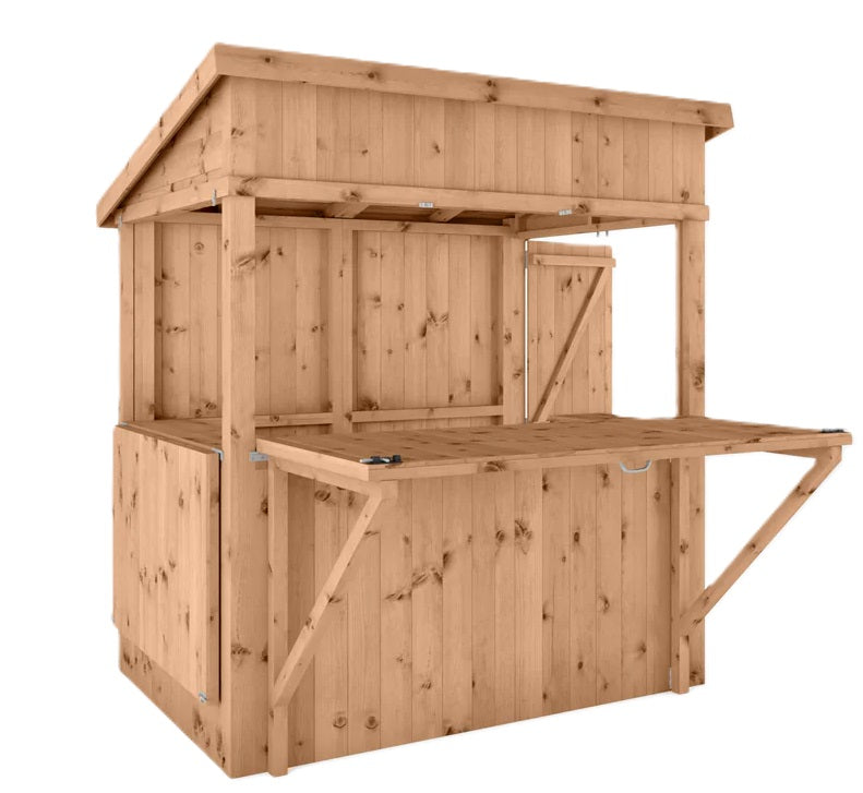 Garden Bar 6 x 4 With Shutters, No Install Learning SPACE