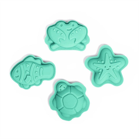 Garden Eggshell Green Character Sand Moulds-Bigjigs Toys,Forest School & Outdoor Garden Equipment,Messy Play,Outdoor Sand & Water Play,Outdoor Sand Pits,Sand,Seasons,Sensory Garden,Spring,Summer,Toy Garden Tools,Water & Sand Toys-Learning SPACE