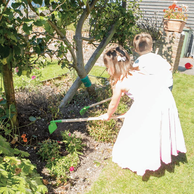 Gardening Long Handled Soil Rake Childrens, Learning SPACE