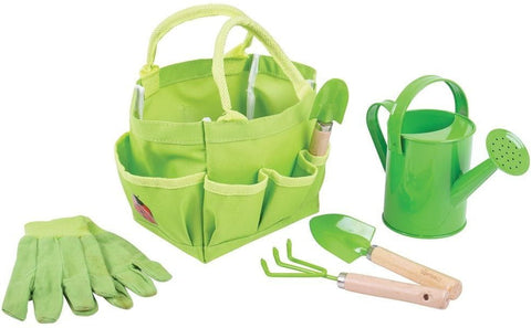 Gardening Small Tote Bag with Tools Childrens-Bigjigs Toys,Calmer Classrooms,Forest School & Outdoor Garden Equipment,Garden Game,Garden Tools,Helps With,Messy Play,Pollination Grant,Seasons,Sensory Garden,Spring,Stock,Toy Garden Tools-Learning SPACE