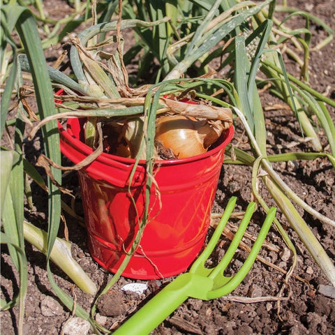 Gardening Tools - Red Bucket Childrens-Bigjigs Toys,Calmer Classrooms,Forest School & Outdoor Garden Equipment,Helps With,Outdoor Sand & Water Play,Pollination Grant,Seasons,Sensory Garden,Spring,Stock,Toy Garden Tools-Learning SPACE