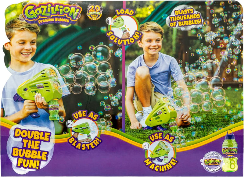 Gazillion Bubbles Double Bubble Blaster, Learning SPACE