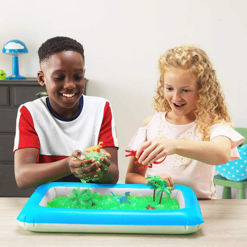 Gelli Adventures - Dino Pack-Dinosaurs. Castles & Pirates,Early Years Sensory Play,Gifts For 3-5 Years Old,Gifts for 5-7 Years Old,Messy Play,sensory activity,Zimpli Kids-Learning SPACE