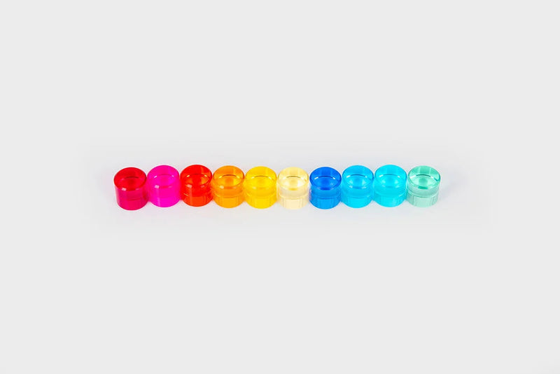 Gem Circles - Crystal Colour Acrylic Set, Learning SPACE