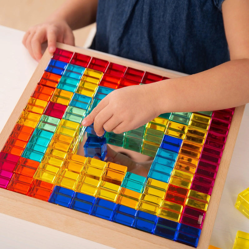 Gem Cube Mirror Tray, Learning SPACE