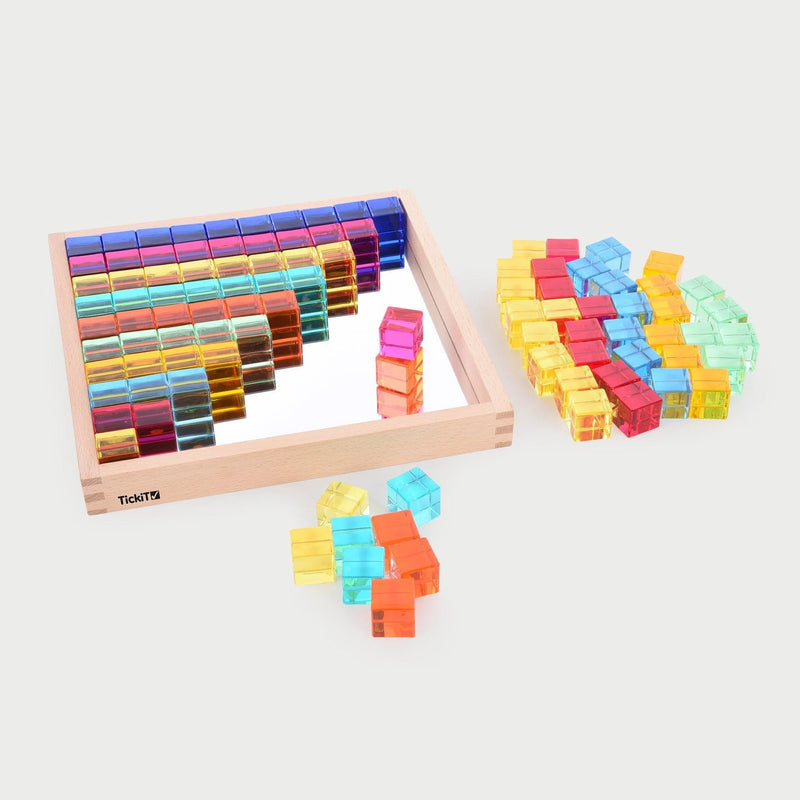 Gem Cube Mirror Tray, Learning SPACE